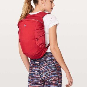 NWT Lululemon Run All Day Backpack II, 13 L, Persian Red